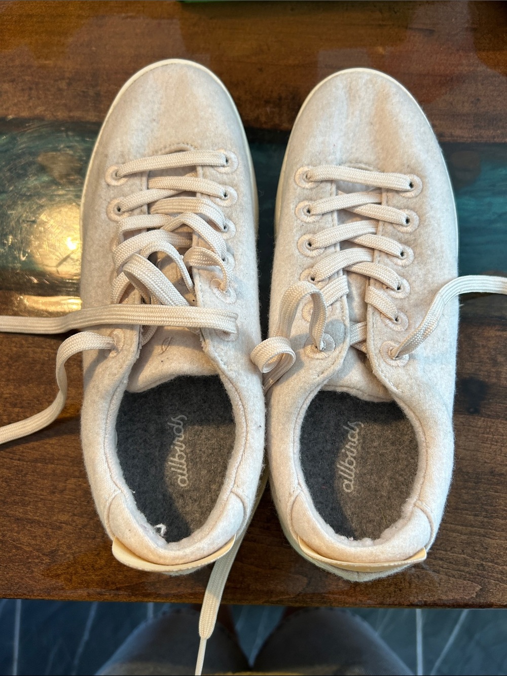 allbirds Wool Sneakers — Light Beige/Cream